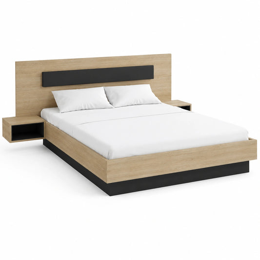lit-double-avec-tete-de-lit-et-chevets-integres-sommier-140-x-190-cm-wopapd7175uw