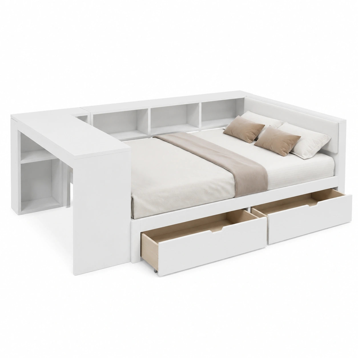 lit-double-multifonctionnel-avec-bureau-et-rangement-canape-lit-avec-eclairage-led-et-prise-tete-rembourree-blanc-ibskgw7161ln